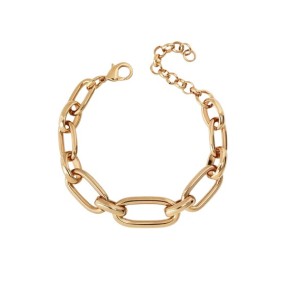 Pulsera Vidal&Vidal Hexette Eslabones Baño Oro X9789617A