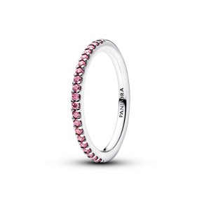 Anillo Pandora Banda Brillante Rosa 192999C02