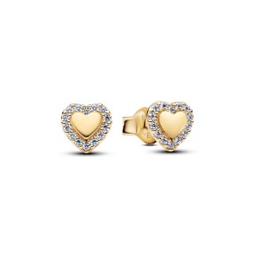 Pendientes Pandora Halo Corazón 264363C01
