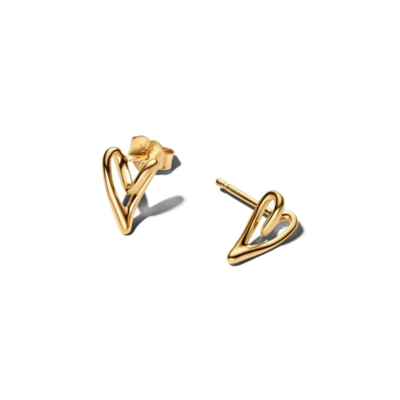 Pendientes Pandora Corazón Pequeño Forma Orgánica 264393C00
