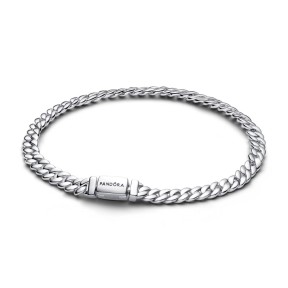 Pulsera Pandora Cadena Cubana Plata 594367C00