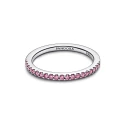 Anillo Pandora Banda Brillante Rosa 192999C02