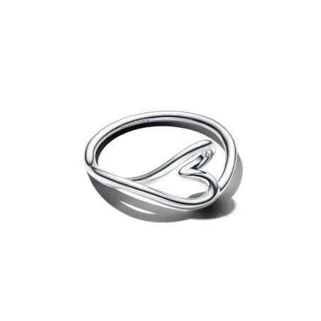 Anillo Pandora Corazón Pequeño Forma Orgánica 194361C00