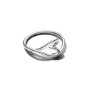 Anillo Pandora Corazón Pequeño Forma Orgánica 194361C00
