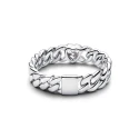 Anillo Pandora Cadena Cubana Corazón 194386C01