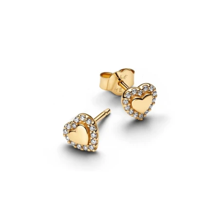Pendientes Pandora Halo Corazón 264363C01