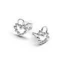 Pendientes Pandora Candado Corazón Brillante 294419C01