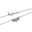 Collar Pandora Triple Halo Corazón 394412C01