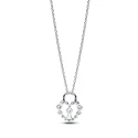 Collar Pandora Candado Corazón Brillante 394416C01