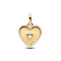Charm Medallón Pandora Corazón Radiante Blanco 764409C01