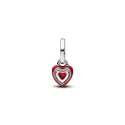 Charm Mini Colgante Pandora Corazón Chakra Rojo 793042C05