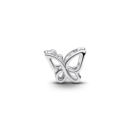 Charm Candado Mariposa Filigrana Plata 794369C01