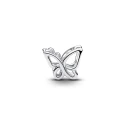 Charm Candado Mariposa Filigrana Plata 794369C01