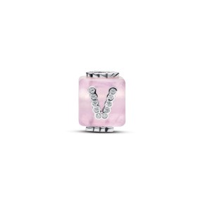 Charm Pandora Cubo Amor Cristal Murano Rosa 794433C01 2