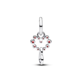 Charm Colgante Pandora Corazones Conectados y Gemas Rojas... 2