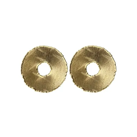 Pendientes Victoria Cruz Alaska Plata Baño Oro A5579-DT
