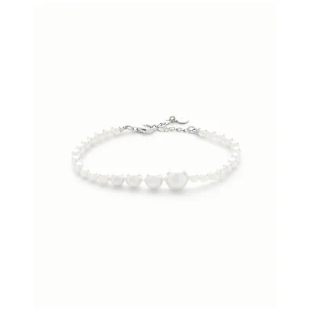 Pulsera Majorica Essence Plata Baño Rodio y Perlas Blancas Degradé 18127.01.2.B17.531.1
