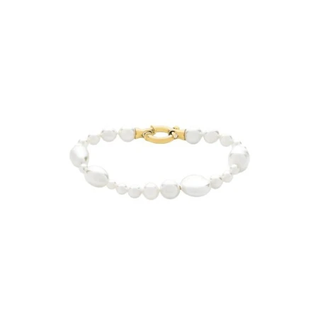 Pulsera Majorica Wild Pearls Plata Baño Oro y Perlas 18145.01.1.B19.405.1