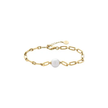 Pulsera Majorica Links Plata Baño Oro y Perla Blanca 18151.01.1.B17.531.1