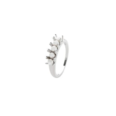 Anillo Majorica Essence Plata Baño Rodio y Perlas 18159.01.2.R15.000.1