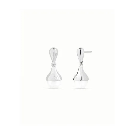Pendientes Majorica Drop Plata Baño Rodio y Perlas 18165.01.2.E00.906.1