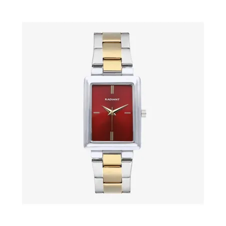 Reloj Radiant Courtney Plateado, Dorado y Granate Analógico Mujer RA645204