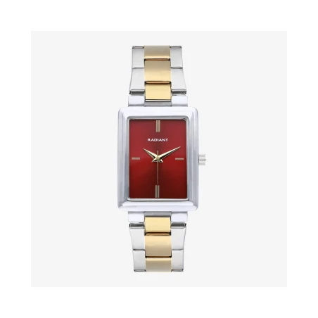 Reloj Radiant Courtney Plateado, Dorado y Granate Analógico Mujer RA645204