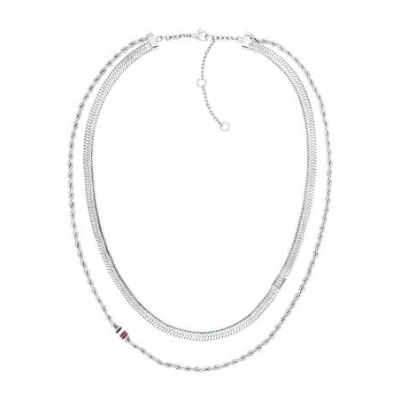 Collar Tommy Hilfiger Doble Cadena Acero Mujer 2780979