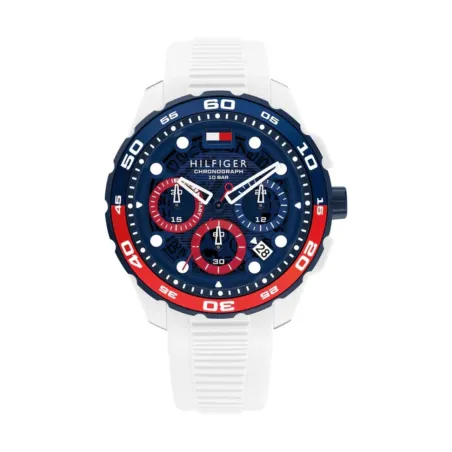 Reloj Tommy Hilfiger TH-Regatta Blanco, Azul y rojo Cronógrafo Hombre 1792231