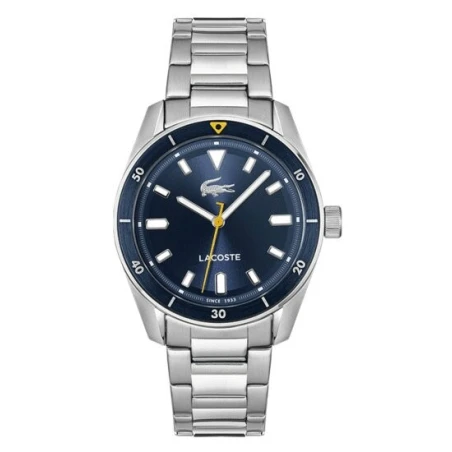 Reloj Lacoste Boston Plateado y Azul Analógico Hombre 2011424