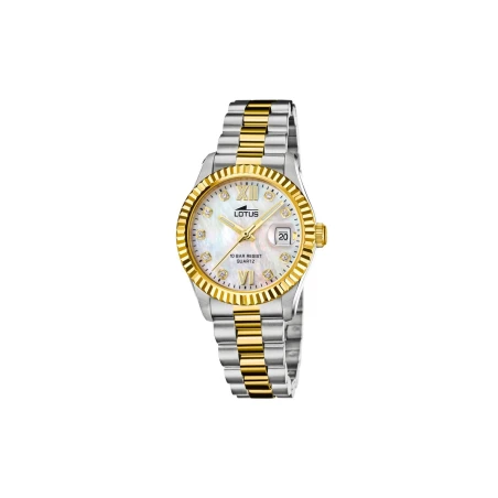 Reloj Lotus Freedom Plateado y Dorado Analógico Mujer 18931/1
