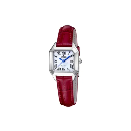 Reloj Lotus Old Money Plateado y Burdeos Analógico Mujer 19035/2