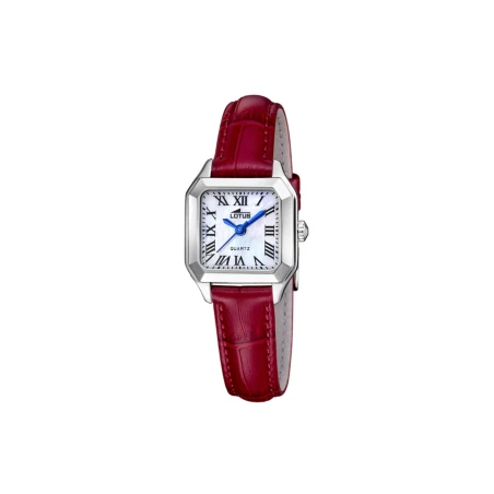 Reloj Lotus Old Money Plateado y Burdeos Analógico Mujer 19035/2