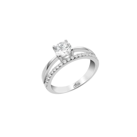 Anillo Lotus Silver Plata y Circonitas Mujer LP3741-3/114