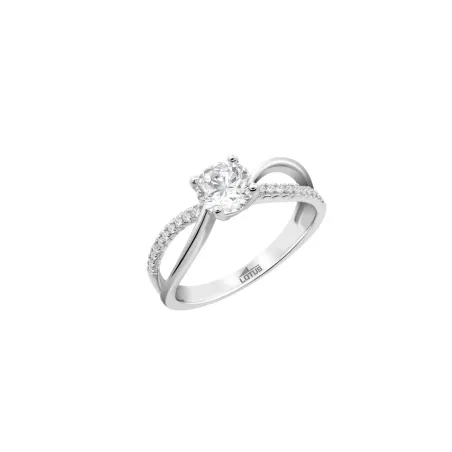 Anillo Lotus Silver Plata y Circonitas Mujer LP3742-3/112