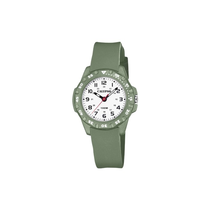 Reloj Calypso Junior Collection Verde y Blanco...