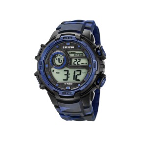 Reloj Calypso Negro y Azul Digital Hombre K5723/1