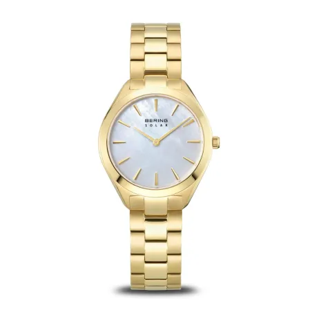 Reloj Bering Solar Dorado Analógico Mujer 17331-734