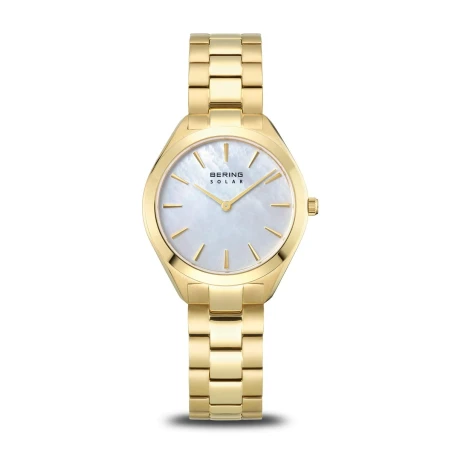 Reloj Bering Solar Dorado Analógico Mujer 17331-734