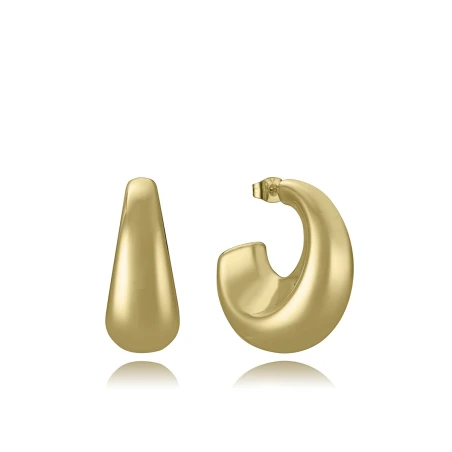 Pendientes Viceroy Fashion Aro Acero Baño oro 75420E01012