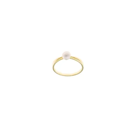 Anillo Salvatore Plata Baño oro y Perla 272S0021