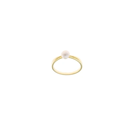 Anillo Salvatore Plata Baño oro y Perla 272S0021