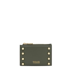 Monedero Tarjetero TOUS Jewelry Studs Caqui 2002380839 