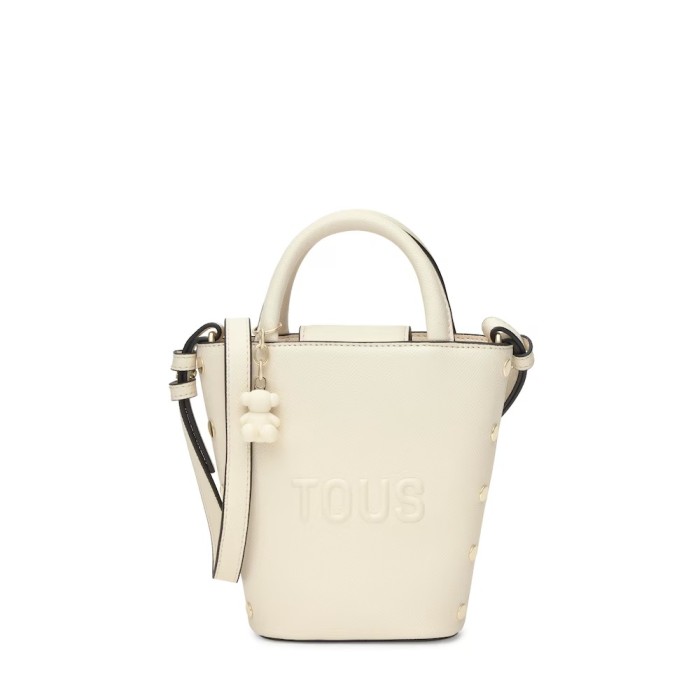 Mini Bolso TOUS Back To Basics Beige 2002358901