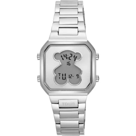 Reloj TOUS D- Bear Mini Plateado Digital Mujer 3000148400