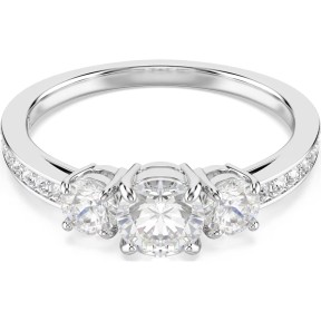 Anillo Swatovski Stilla Attract Baño Rodio y Cristales...