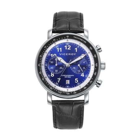 Reloj Viceroy Magnum Negro y Azul Cronógrafo 401449-34