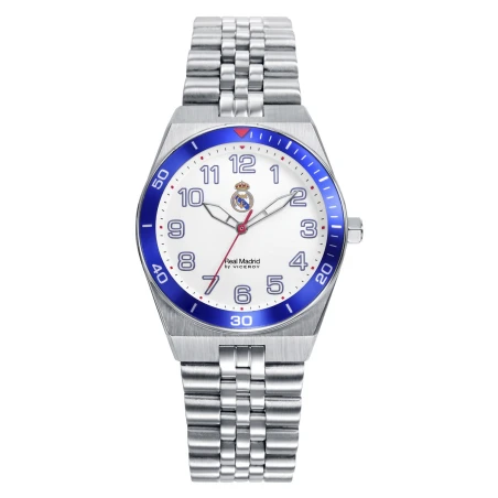 Reloj Viceroy Real Madrid Plateado, Azul y Blanco Analógico Niño 41154-05