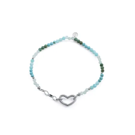 Pulsera Viceroy Fashion Corazón Plata Baño Rodio y Piedras Multicolor 13263P000-93