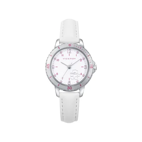 Reloj Viceroy Blanco y Plateado Corazón Analógico Niña 401318-05